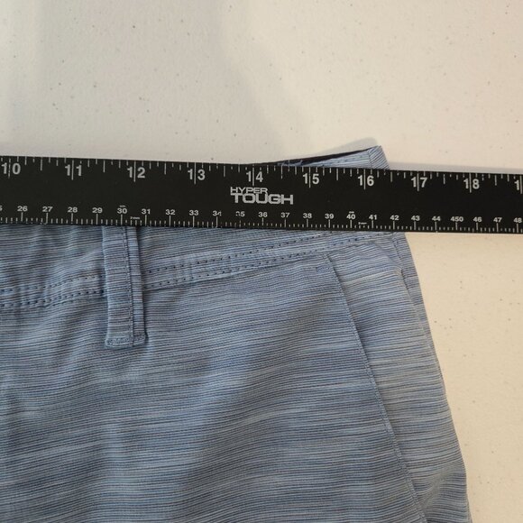 Volcom Mens Shorts Size 32‎ Blue Striped Casual Hybrid Beach Outdoor Skater - Picture 5 of 12